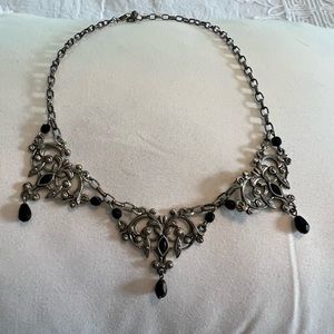 Beautiful antique looking adjustable, choker length style necklace